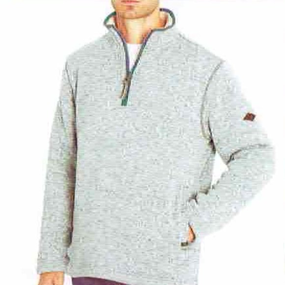 Mens Fleece Sherpa 1/4 Zip Pullover Sweater Shirt - Picture 6 of 16